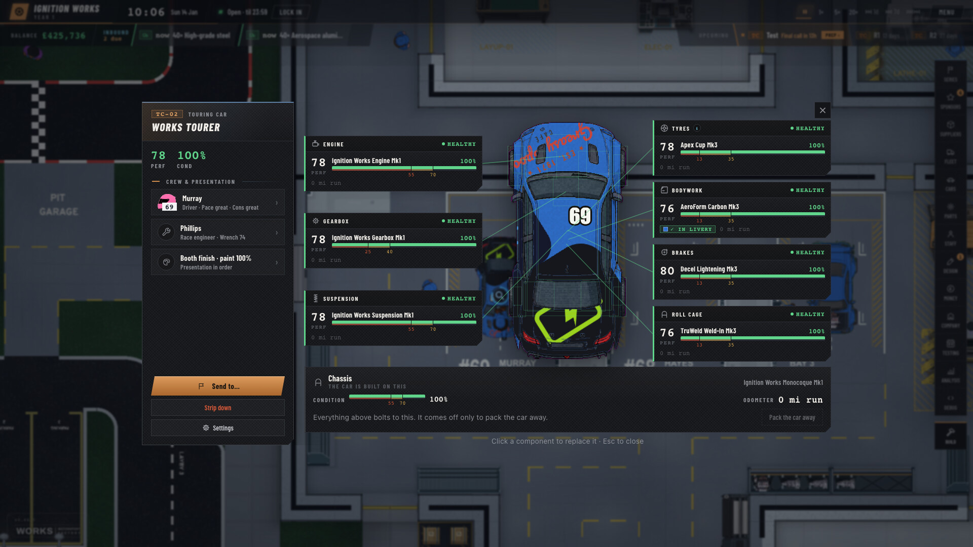 WORKS: Motorsport Factory screenshot #2