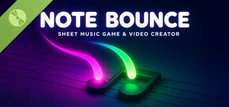 Note Bounce – Sheet Music Game & Video Creator Demo