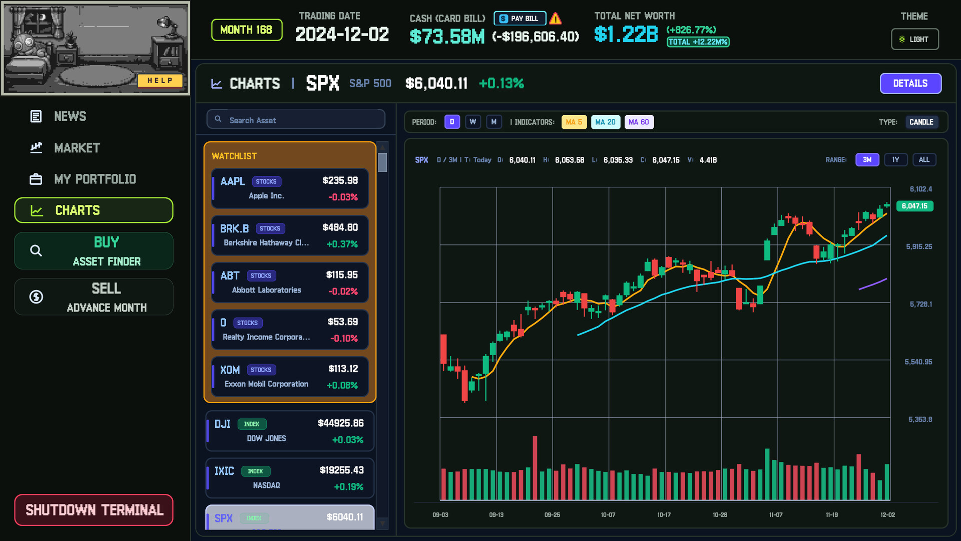 Money Makes Money: Historical Market Simulator screenshot 5
