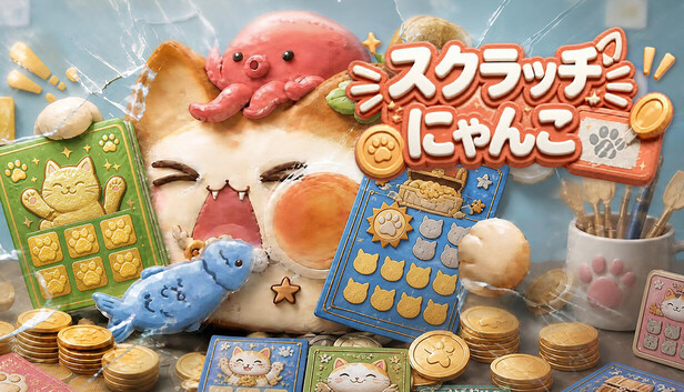 スクラッチにゃんこ