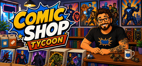 Comic Shop Tycoon — Steam header