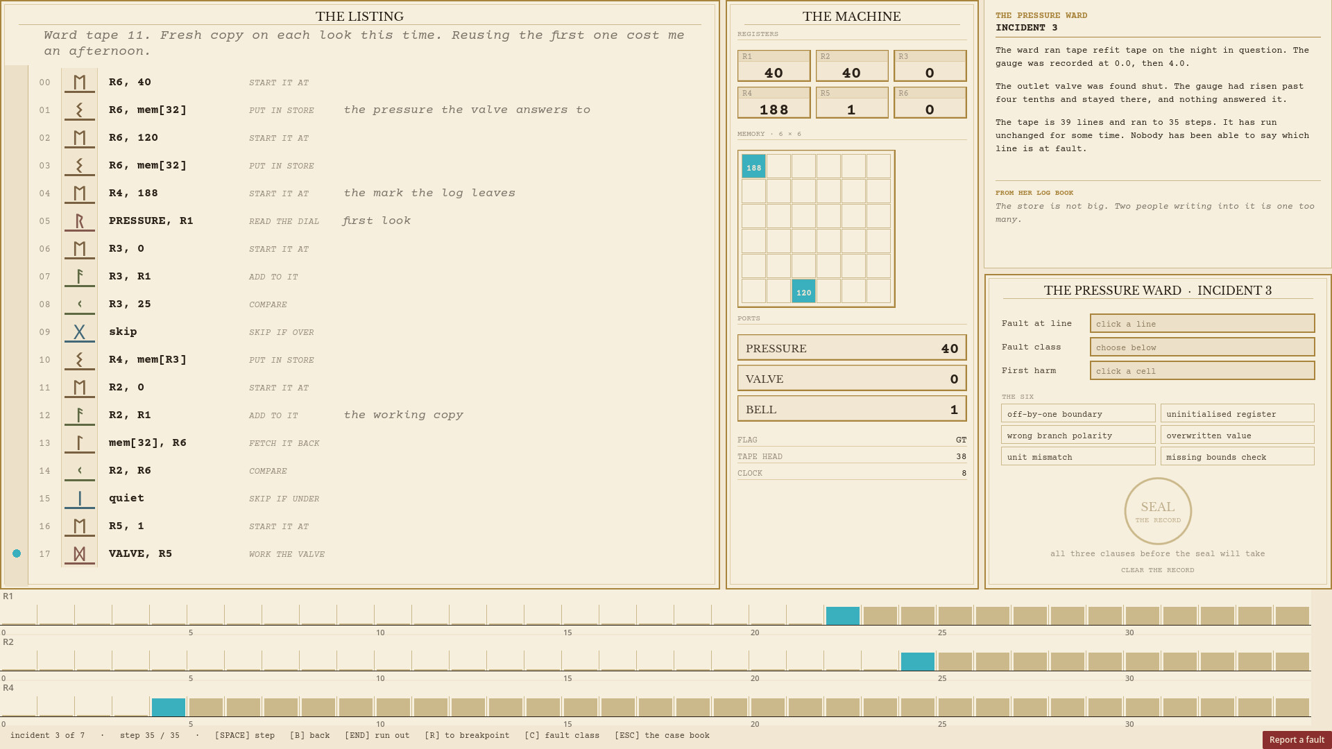 Faultfinder screenshot 1