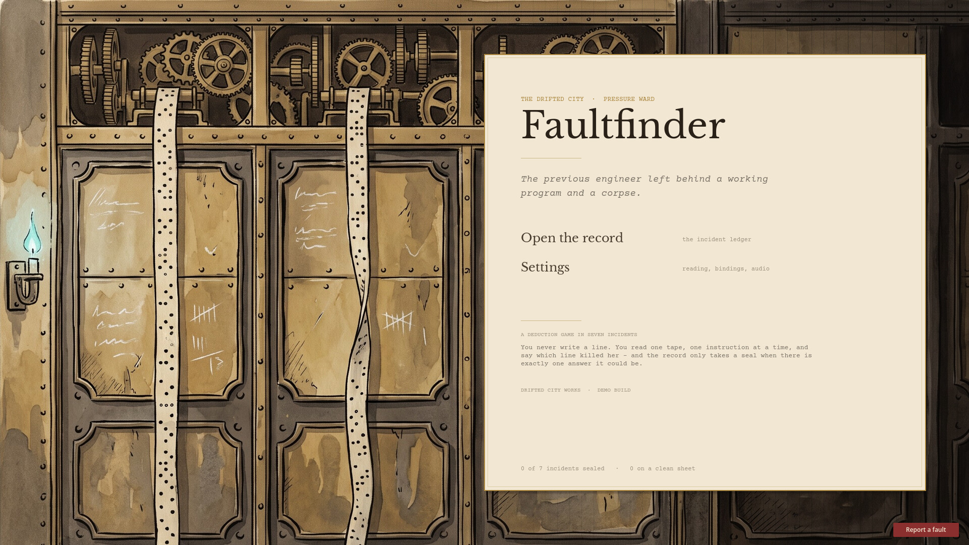 Faultfinder screenshot 2