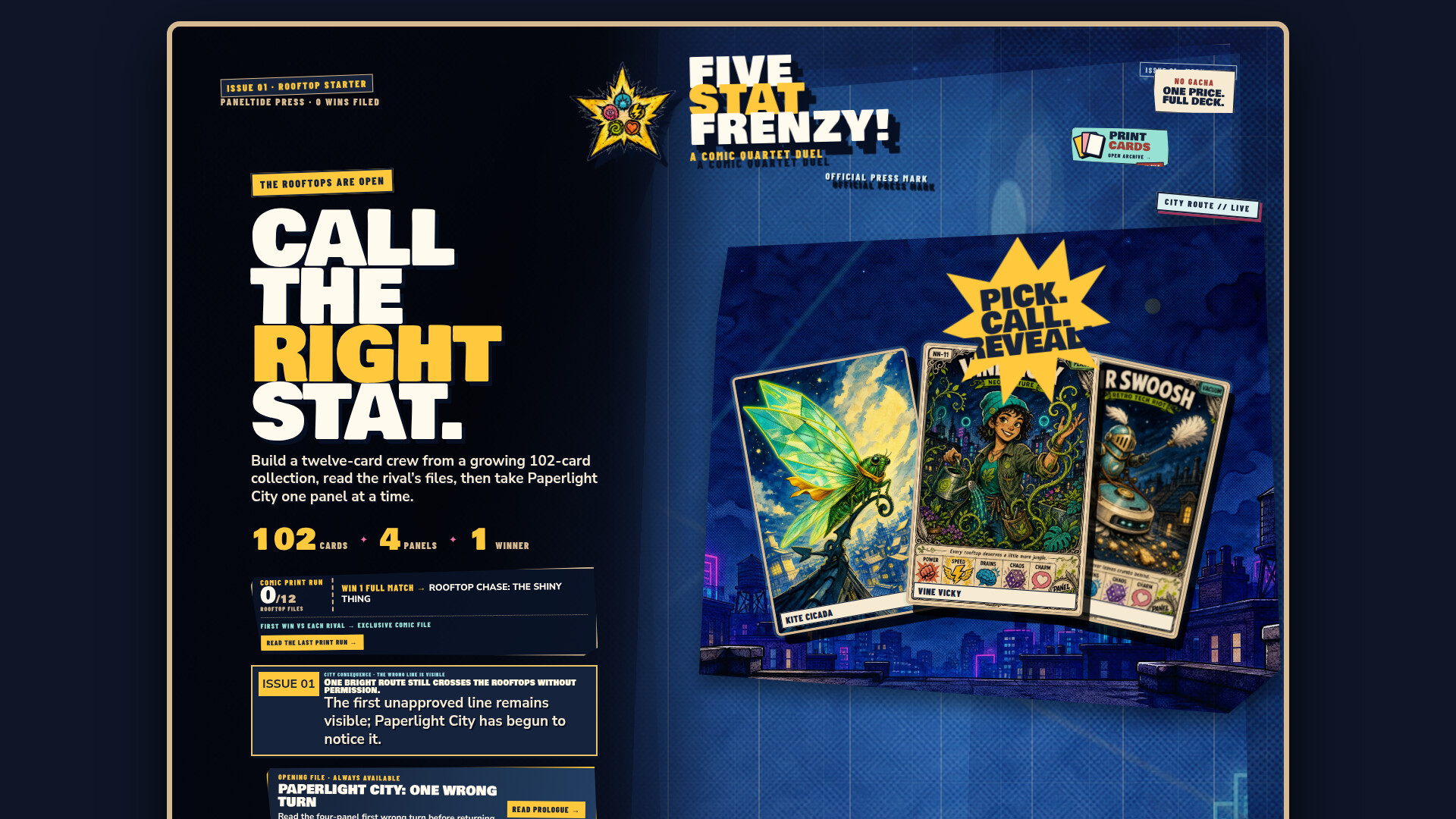 FIVE STAT FRENZY!