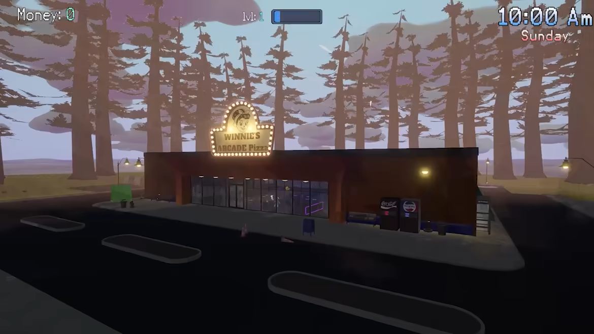 Winnie's Arcade Pizza video 1