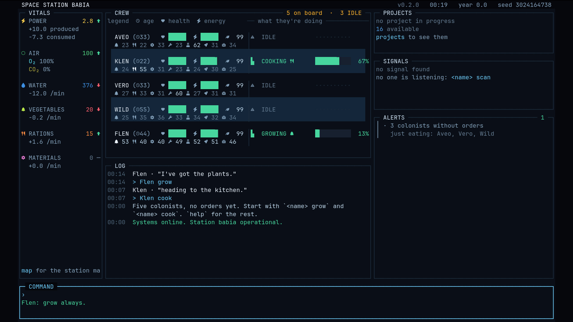 CLI: Colony Line Interface screenshot 1
