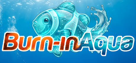 Burn-in Aqua Banner
