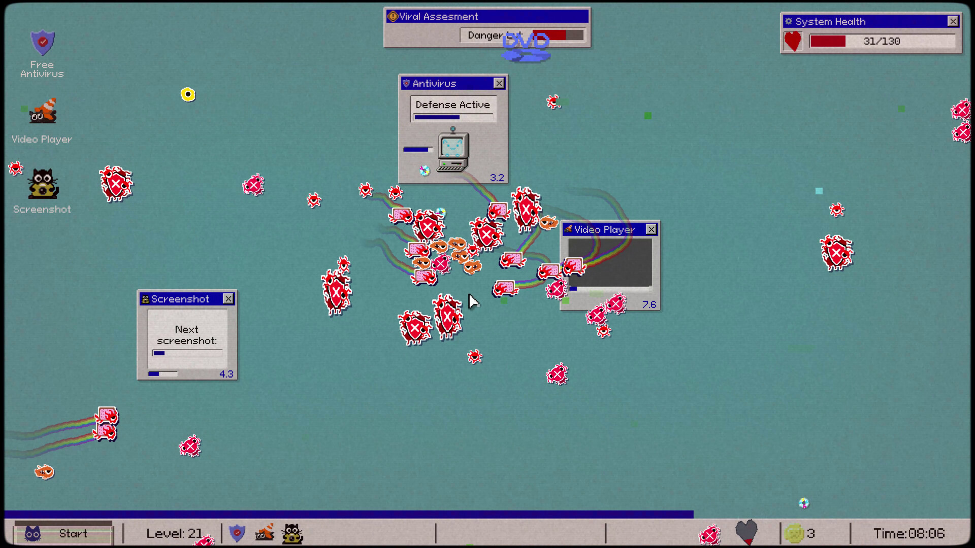 WhiskersOS: Click and Surviveのスクリーンショット 1