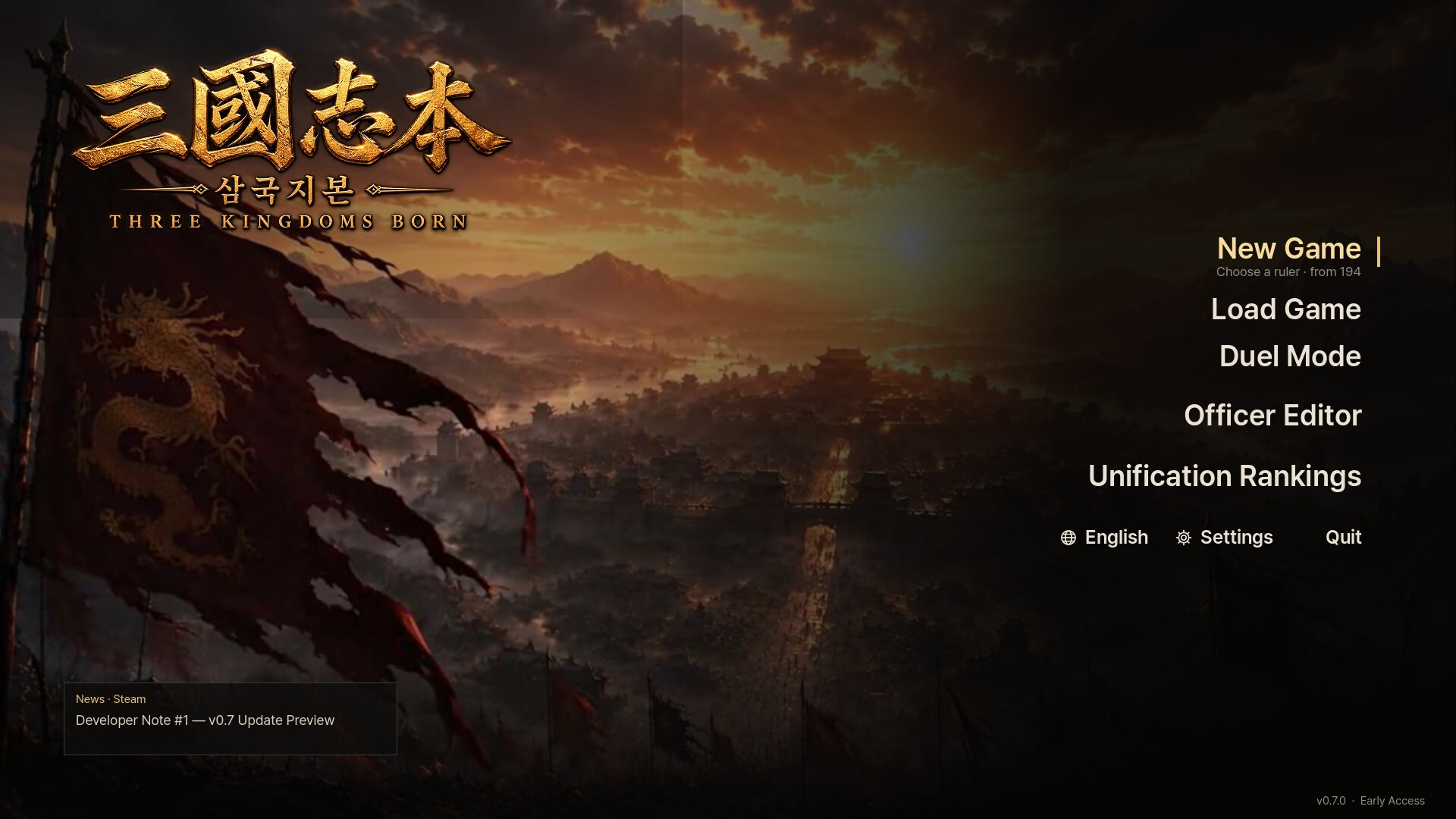 Three Kingdoms Born