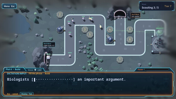 Listening Post: Typing Tower Defense screenshot 3