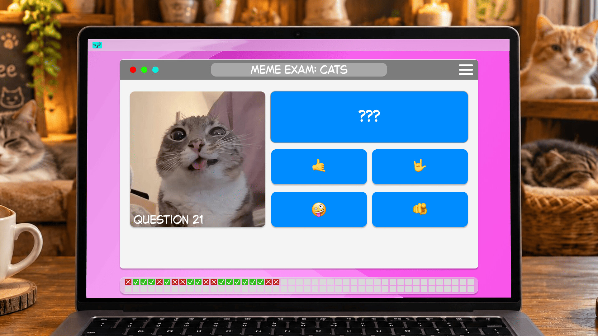 Meme Exam: Catsのスクリーンショット 1