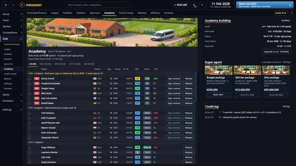 President FC: Football Club Owner screenshot 3