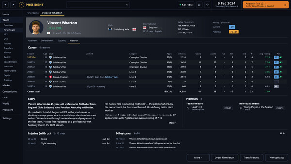 President FC: Football Club Owner screenshot 10