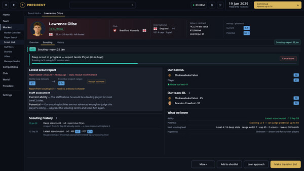 President FC: Football Club Owner screenshot 5