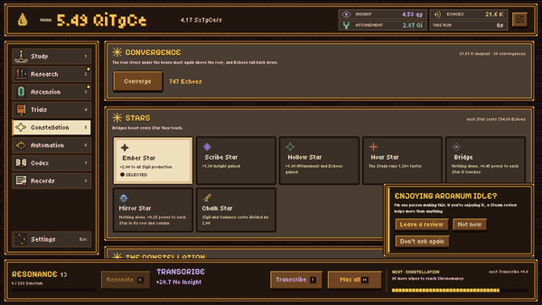 Arcanum Idle screenshot 2