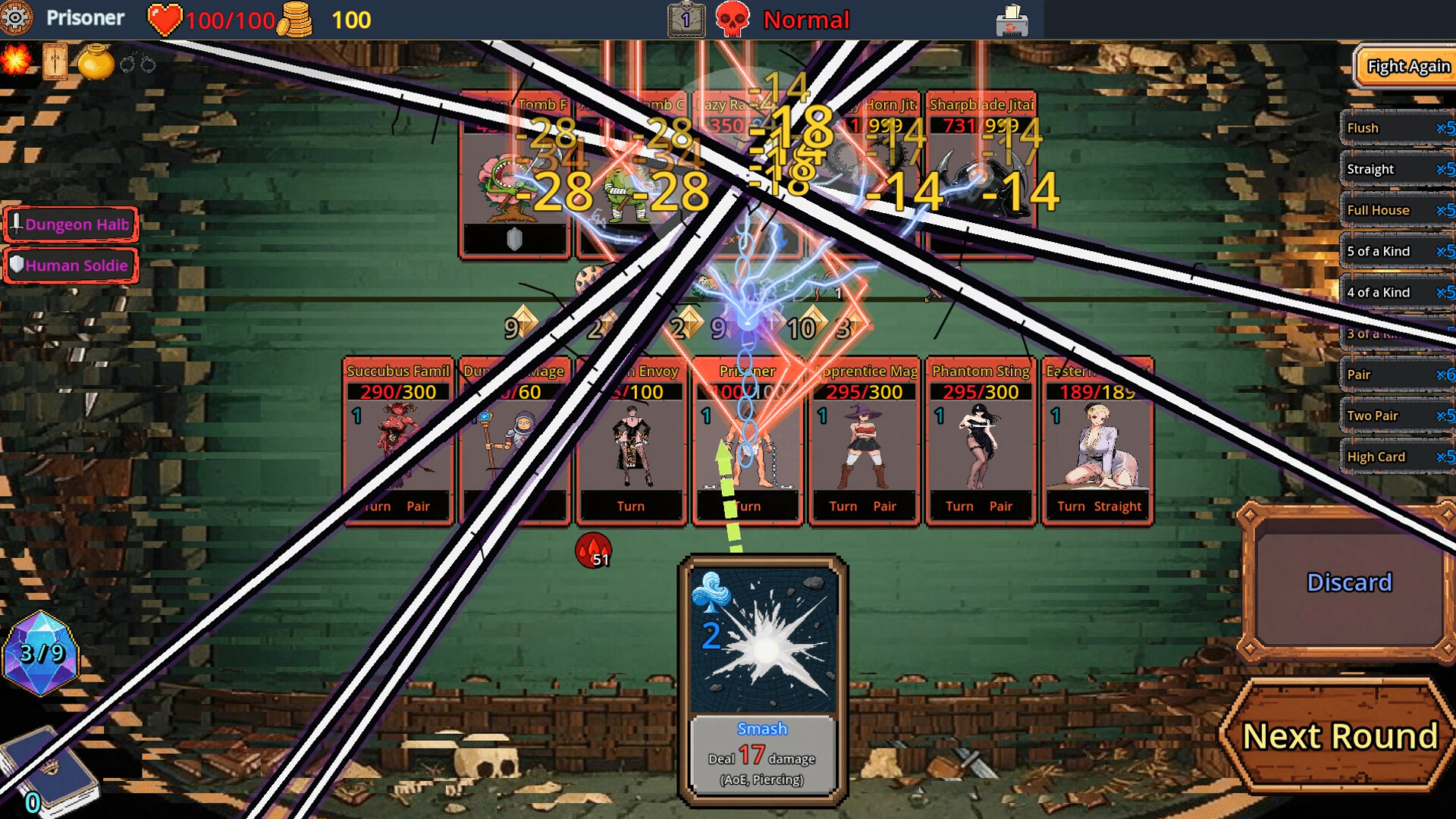 Trash & Infinite: Dungeon Card screenshot #2