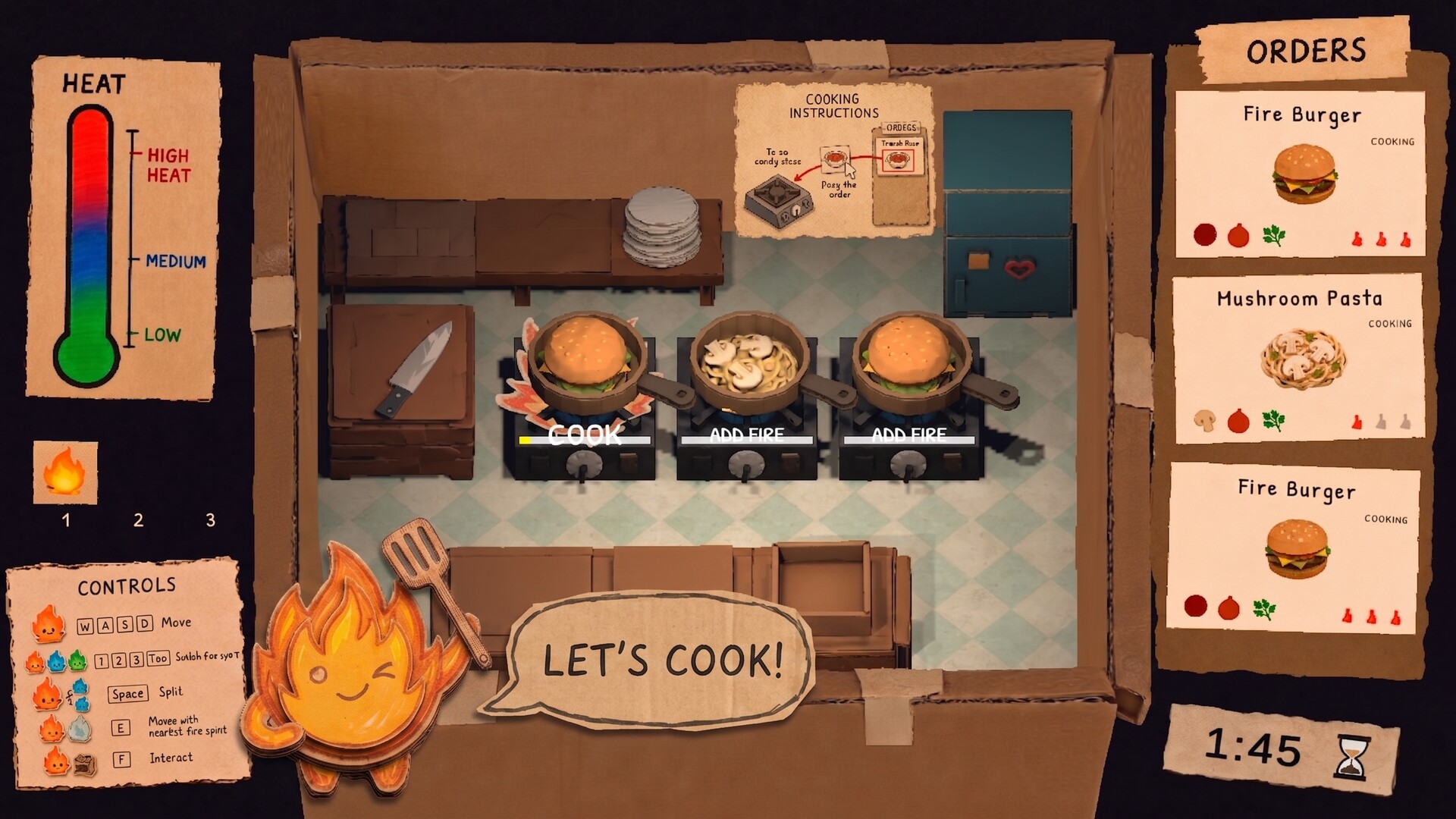 Flame, Cats & Kitchen screenshot 1