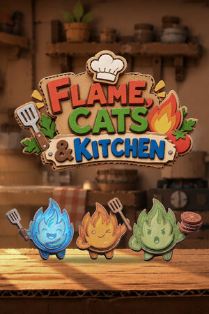 Flame, Cats & Kitchen cover art