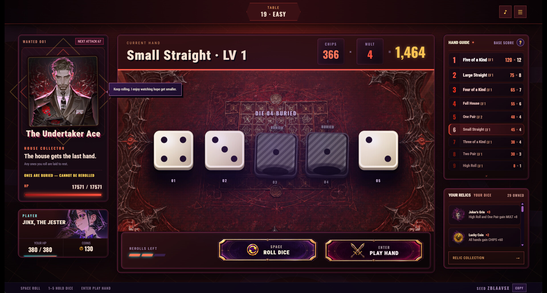 Dice After Dark screenshot 2