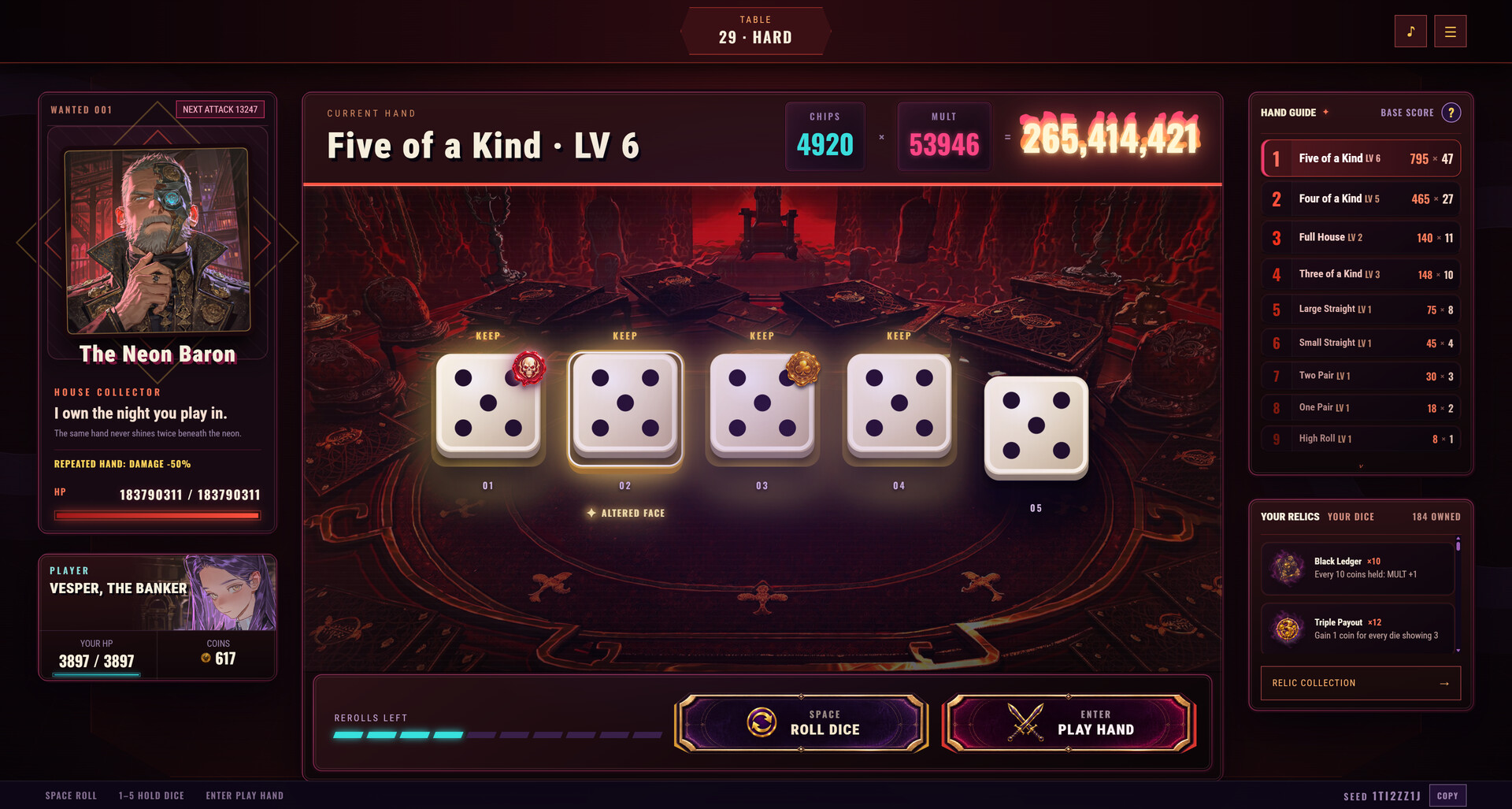 Dice After Dark screenshot 1