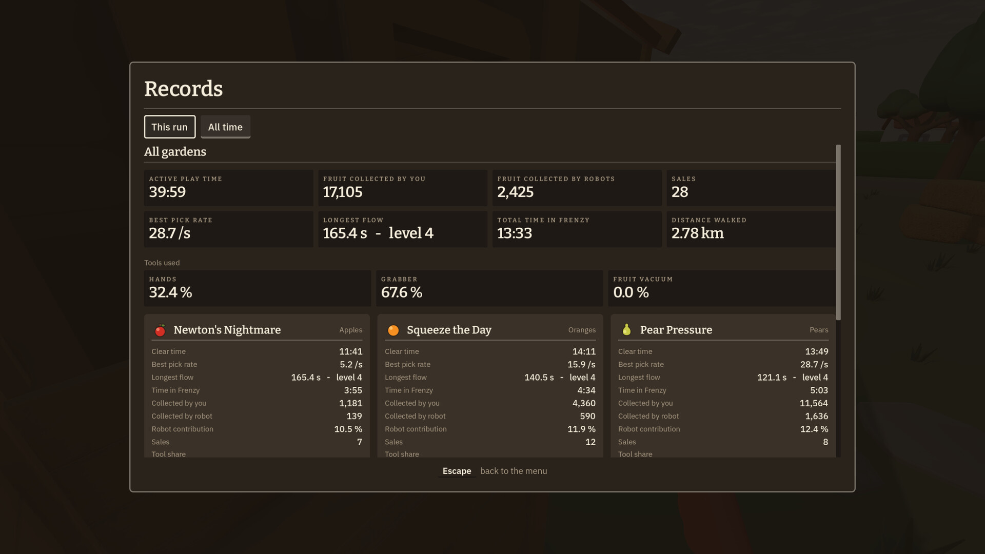 Harvest Exit Plan screenshot 6
