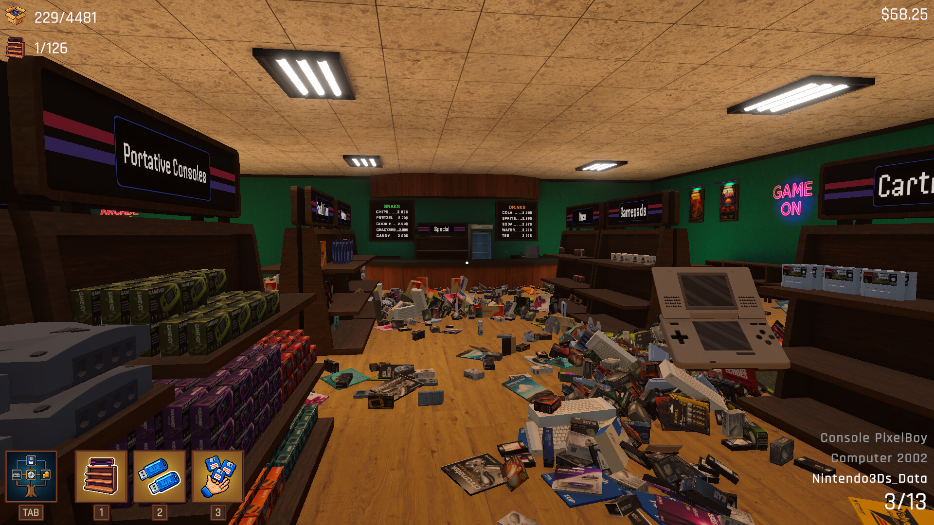Retro Shop: Tidy Up the Video Game Store! screenshot 1