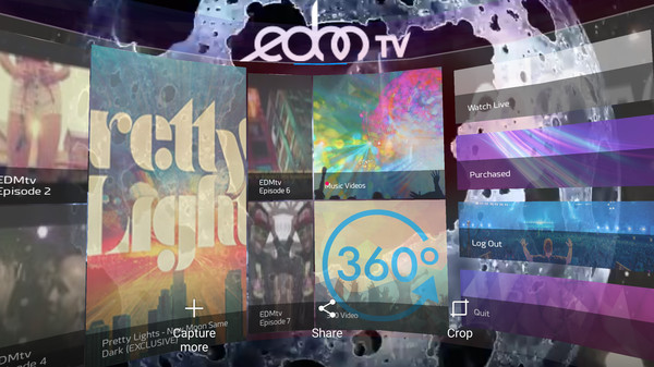 Screenshot z EDMtv VR Screenshot z EDMtv VR