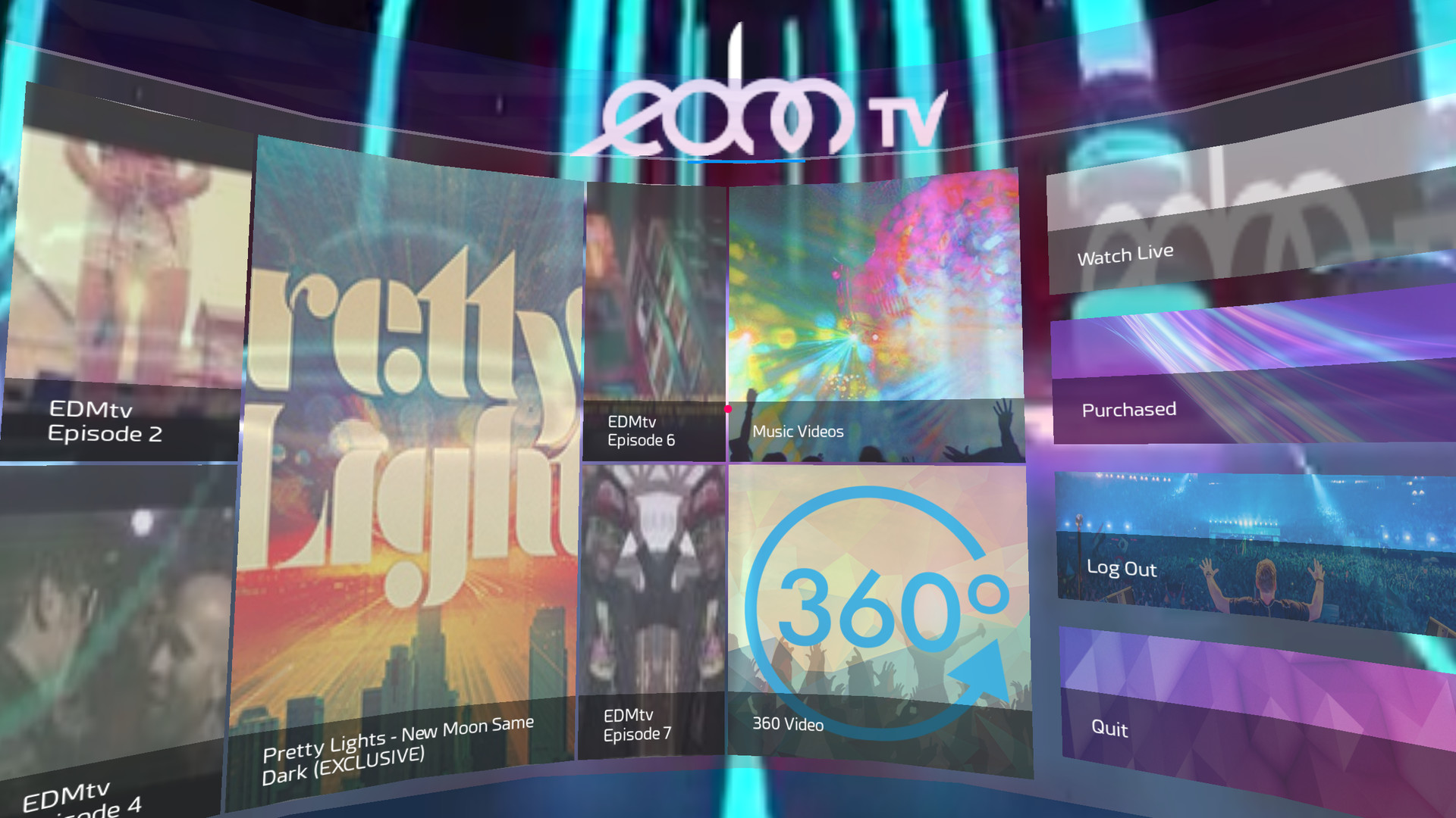 EDMtv VR Featured Screenshot #1