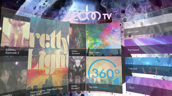 Screenshot z EDMtv VR Screenshot z EDMtv VR