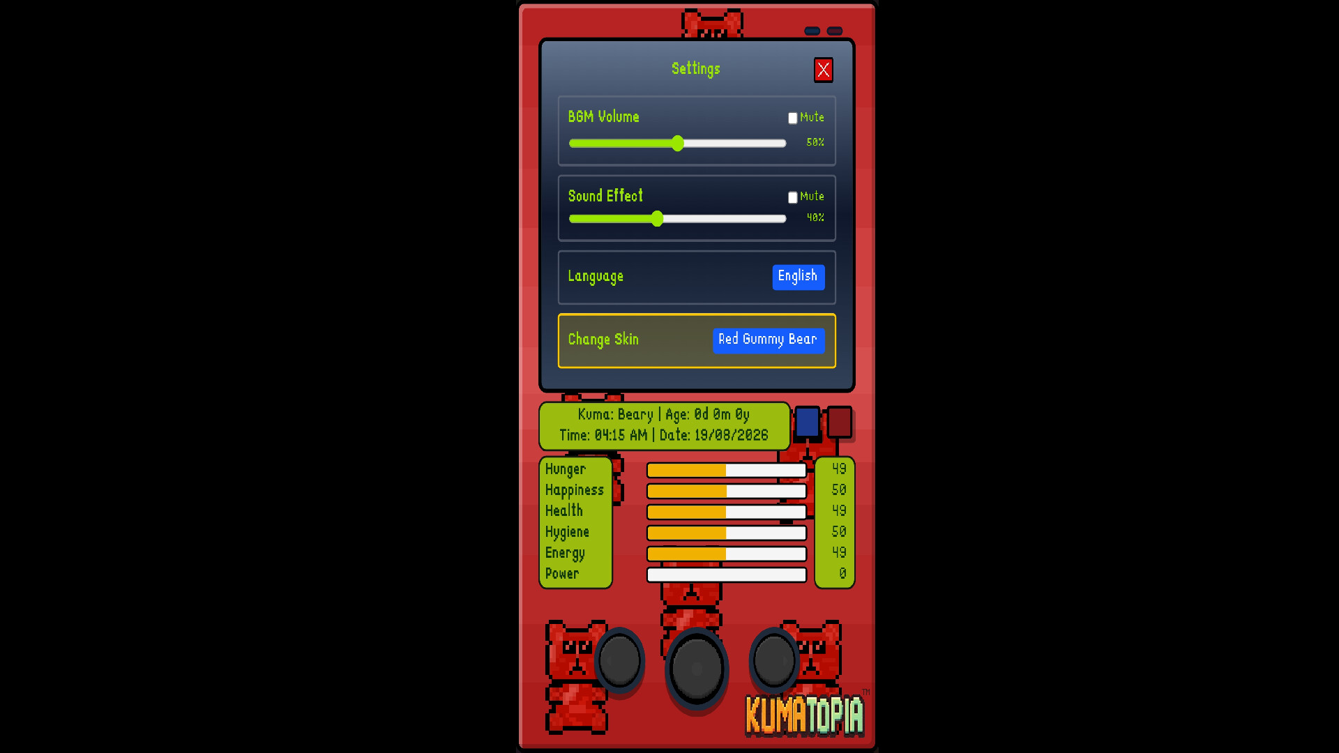 Kumatopia: Candy Fever Skin Packのスクリーンショット 1