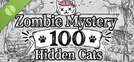 Zombie Mystery: 100 Hidden Cats Demo header