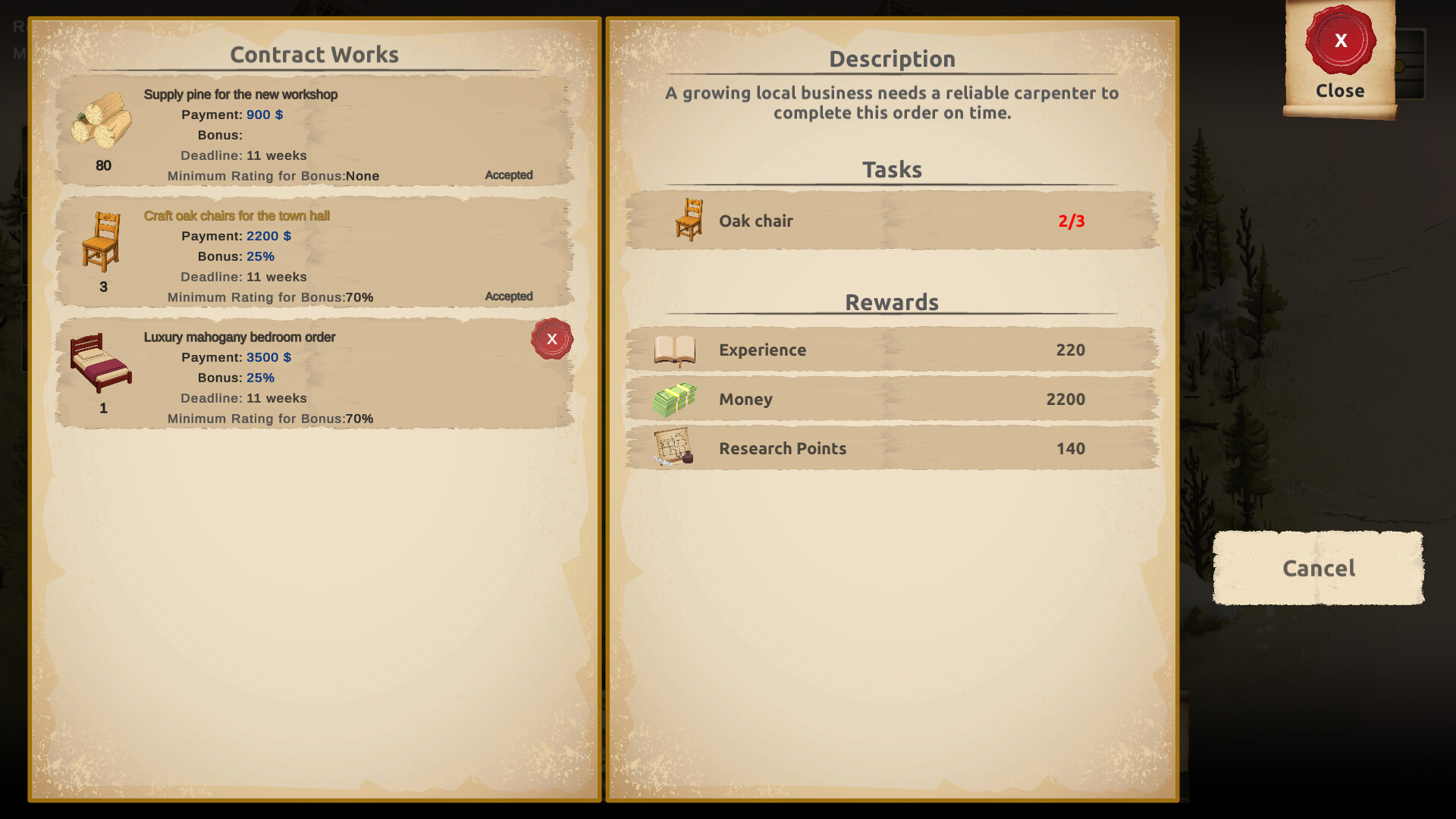 Timber & Fortune screenshot #2