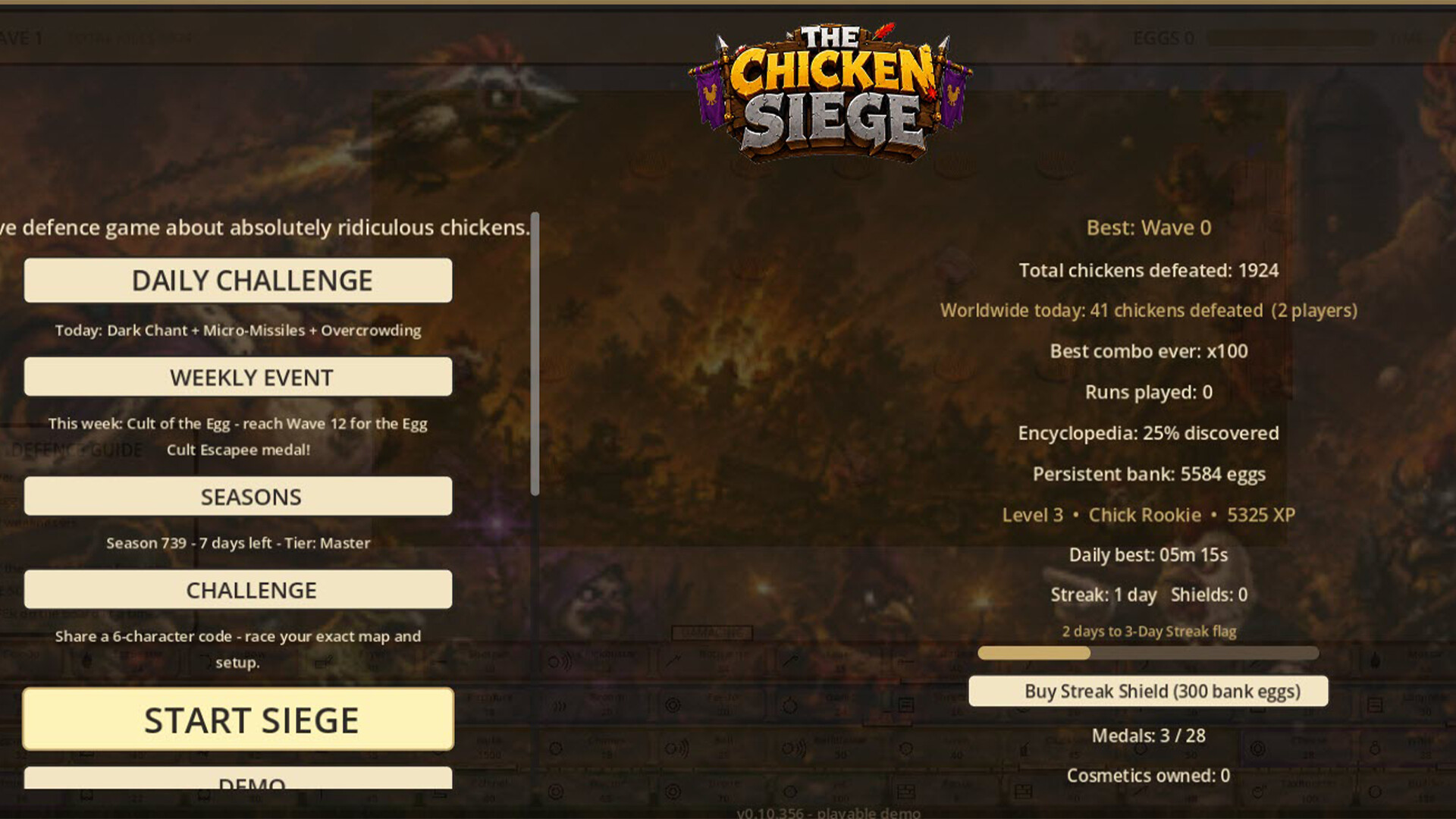 Chicken Siege screenshot #4