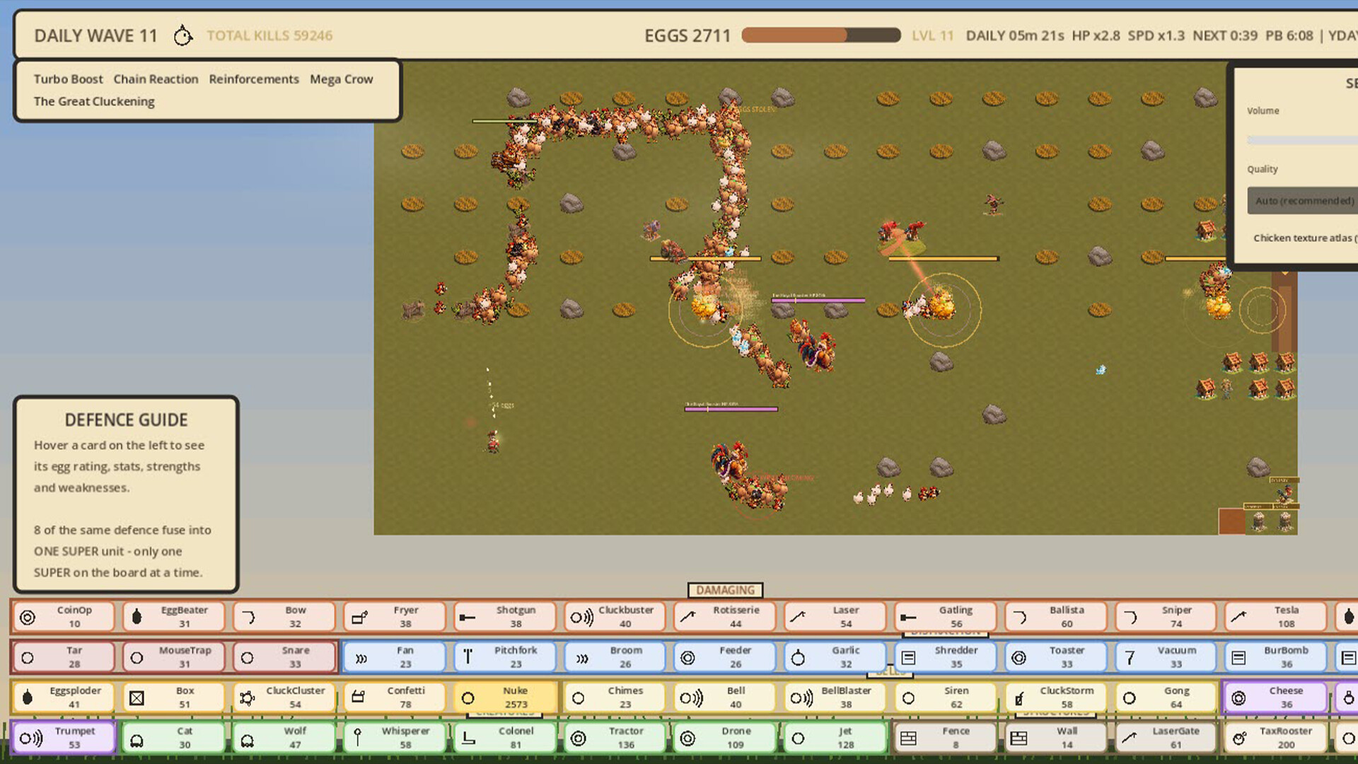 Chicken Siege screenshot #3