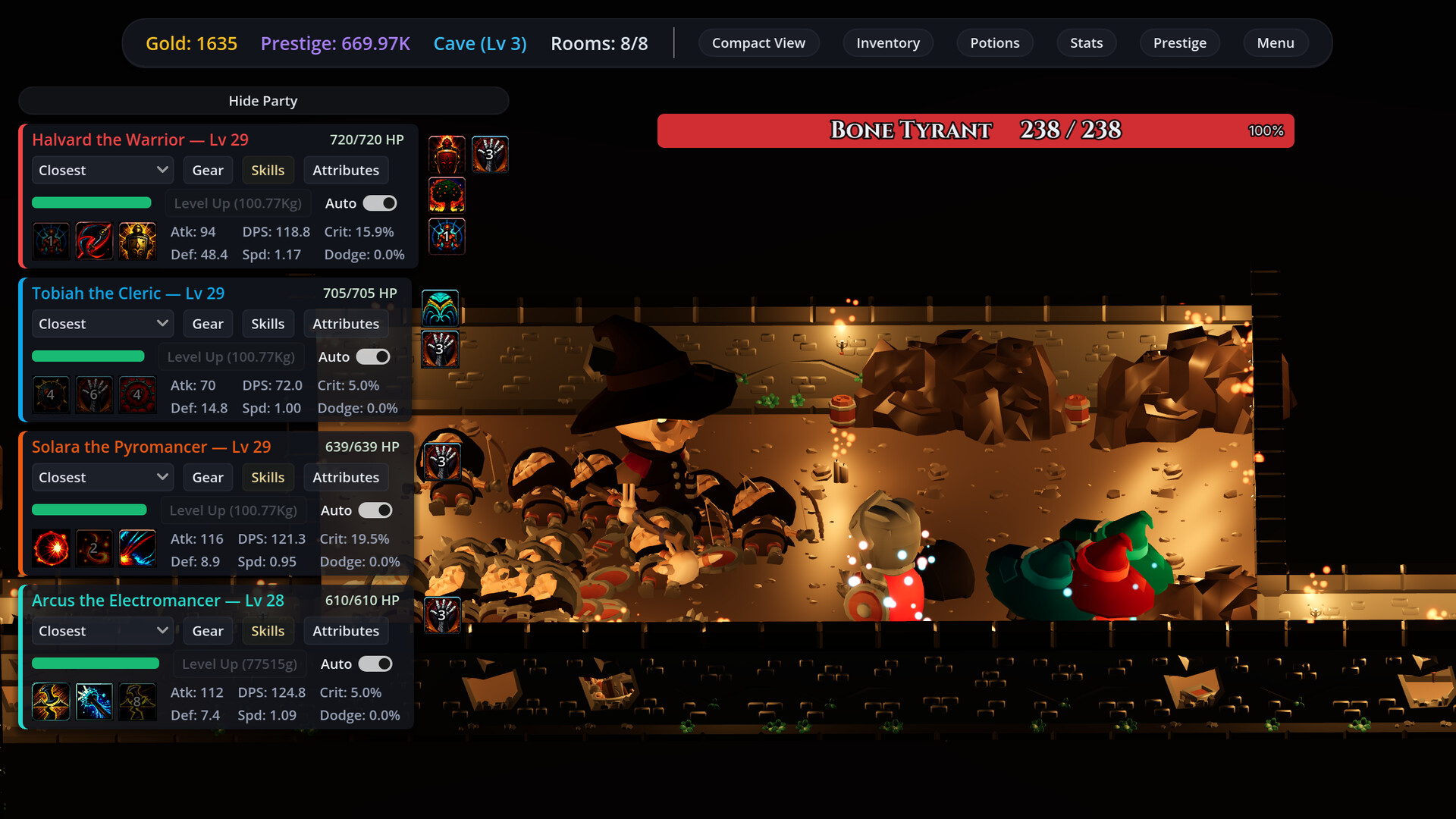 Dungeoneers Idle screenshot 9