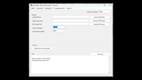 RPG Maker MZ - 200x/MZ Converter screenshot 1