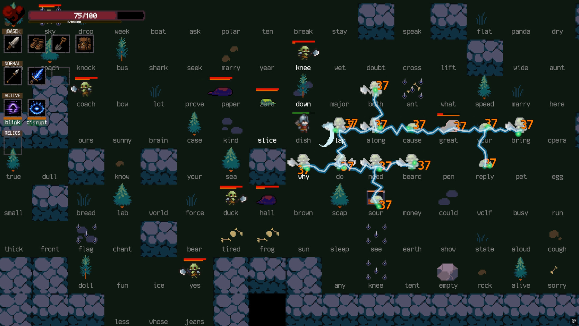 Dungeon Typist screenshot #2