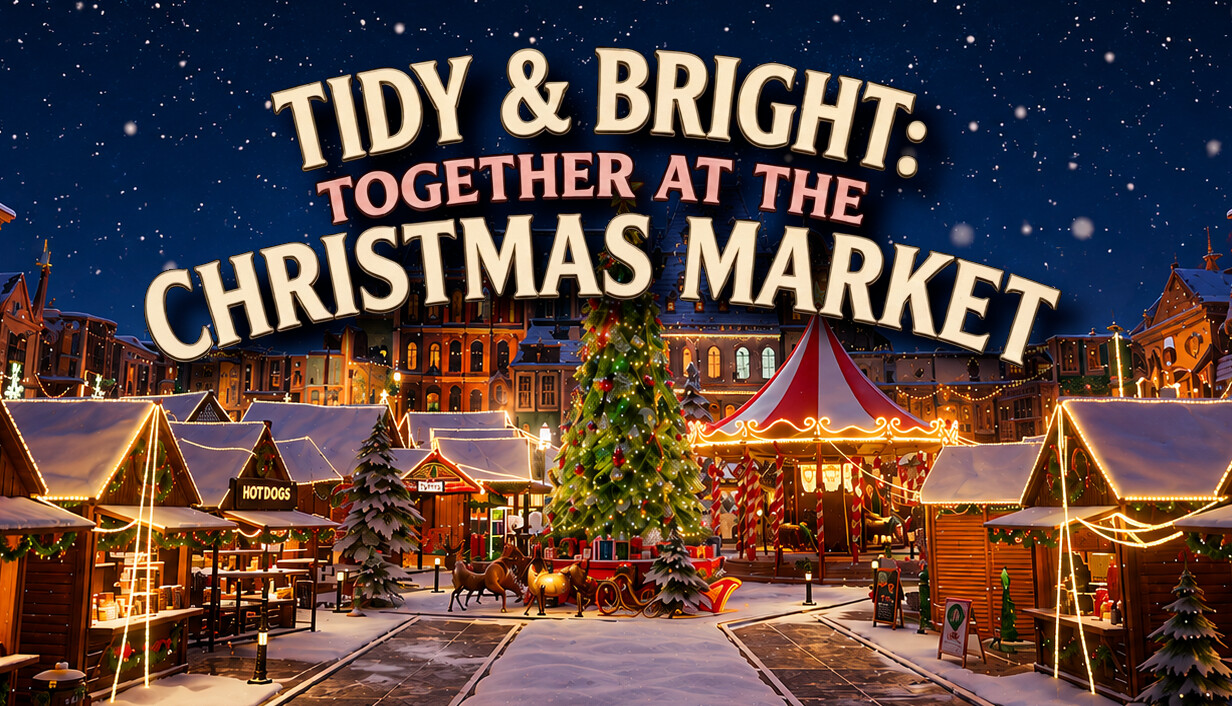 Tidy & Bright: Together at the Christmas Market cover art