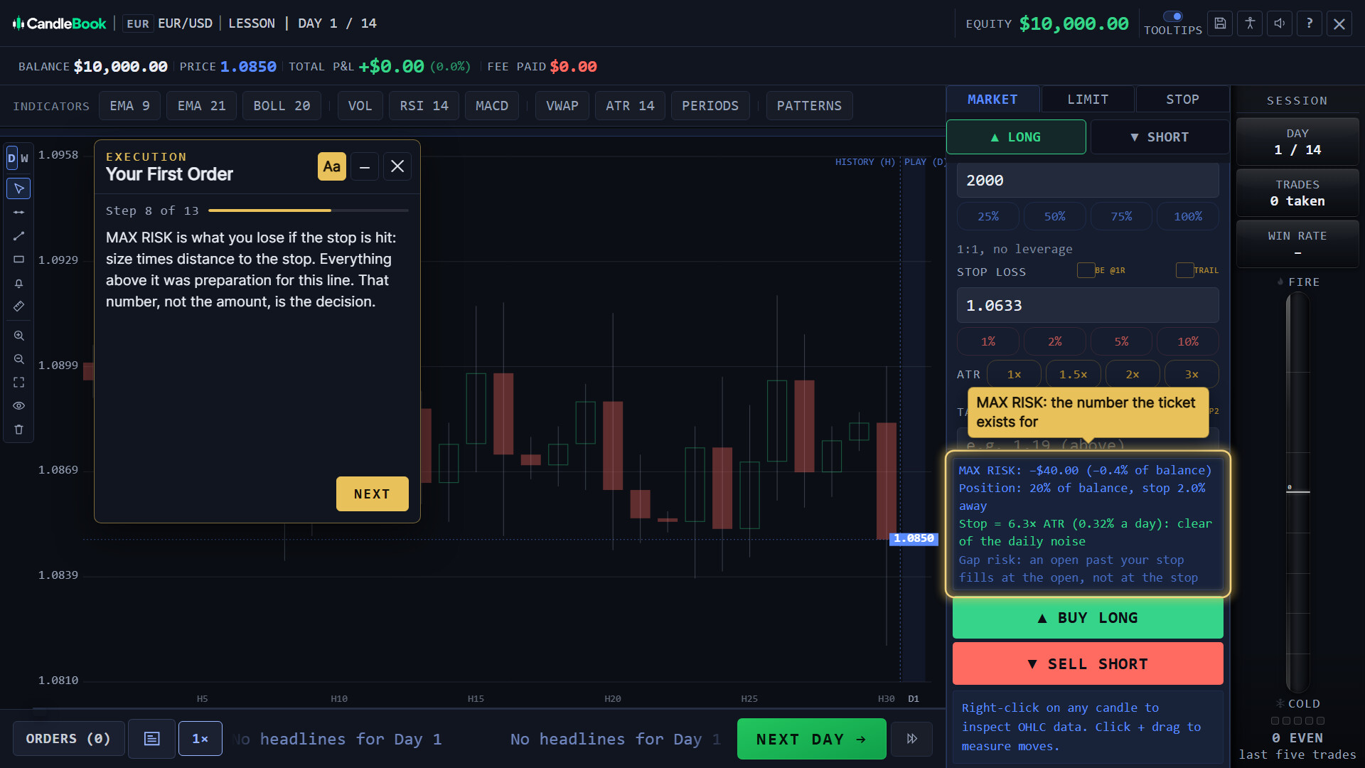 CandleBook: Trading Simulator screenshot 12