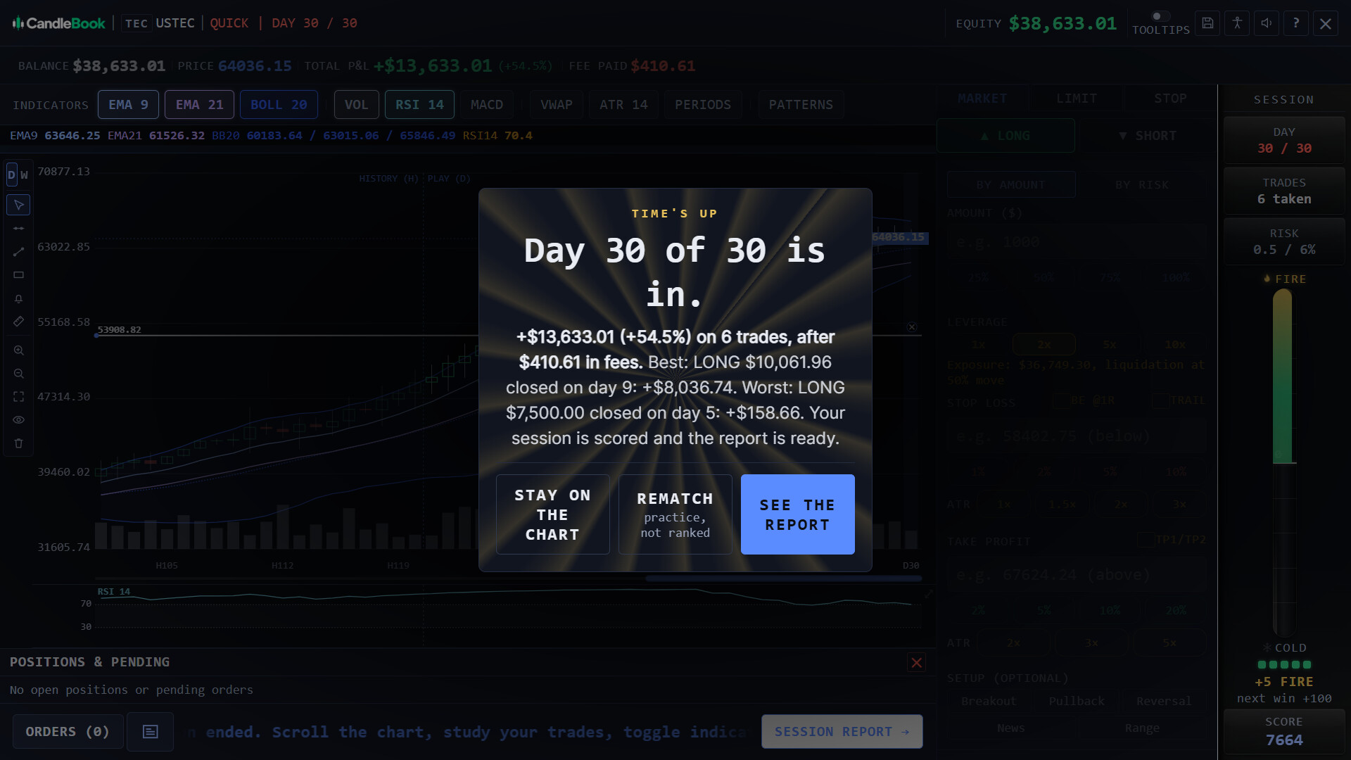 CandleBook: Trading Simulator screenshot 13