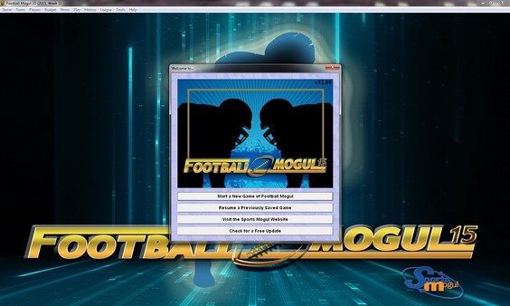 Screenshot z Football Mogul 15