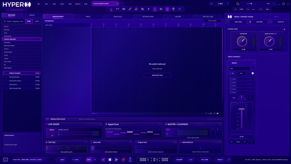 HyperION DAW - Factory Samples — скриншот