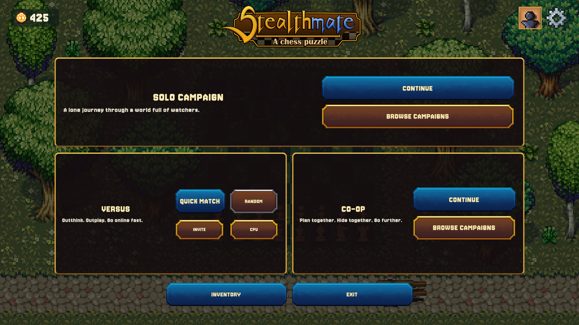 Stealthmate: A chess puzzle screenshot #1