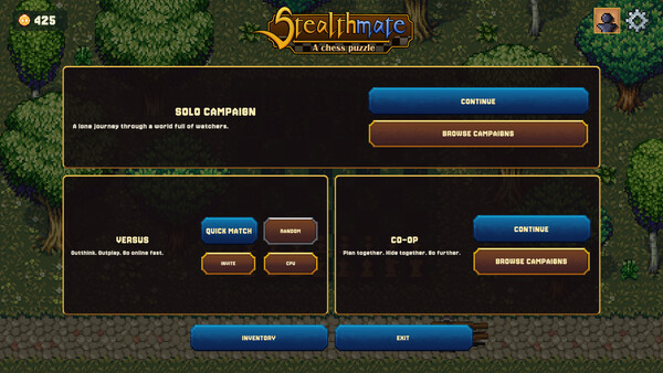 Stealthmate: A chess puzzle screenshot 1