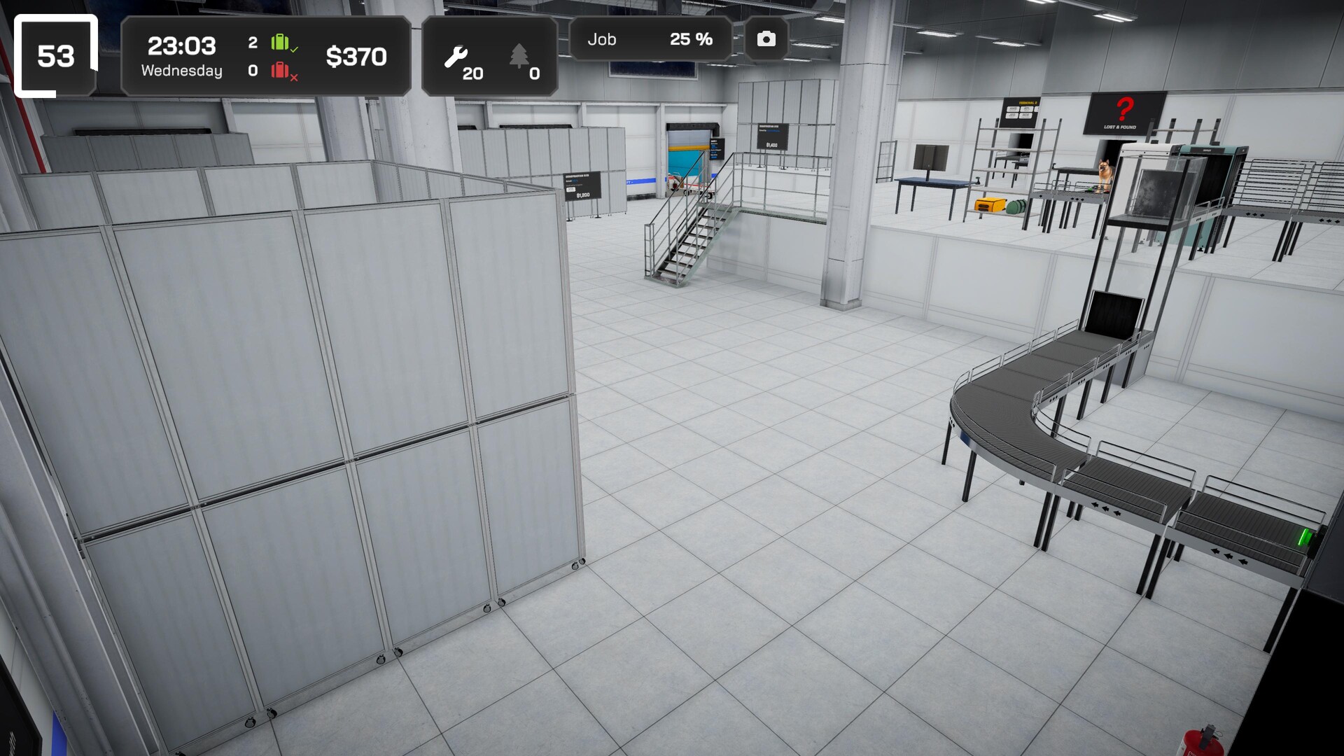 Airport Baggage Simulator - Night Shift