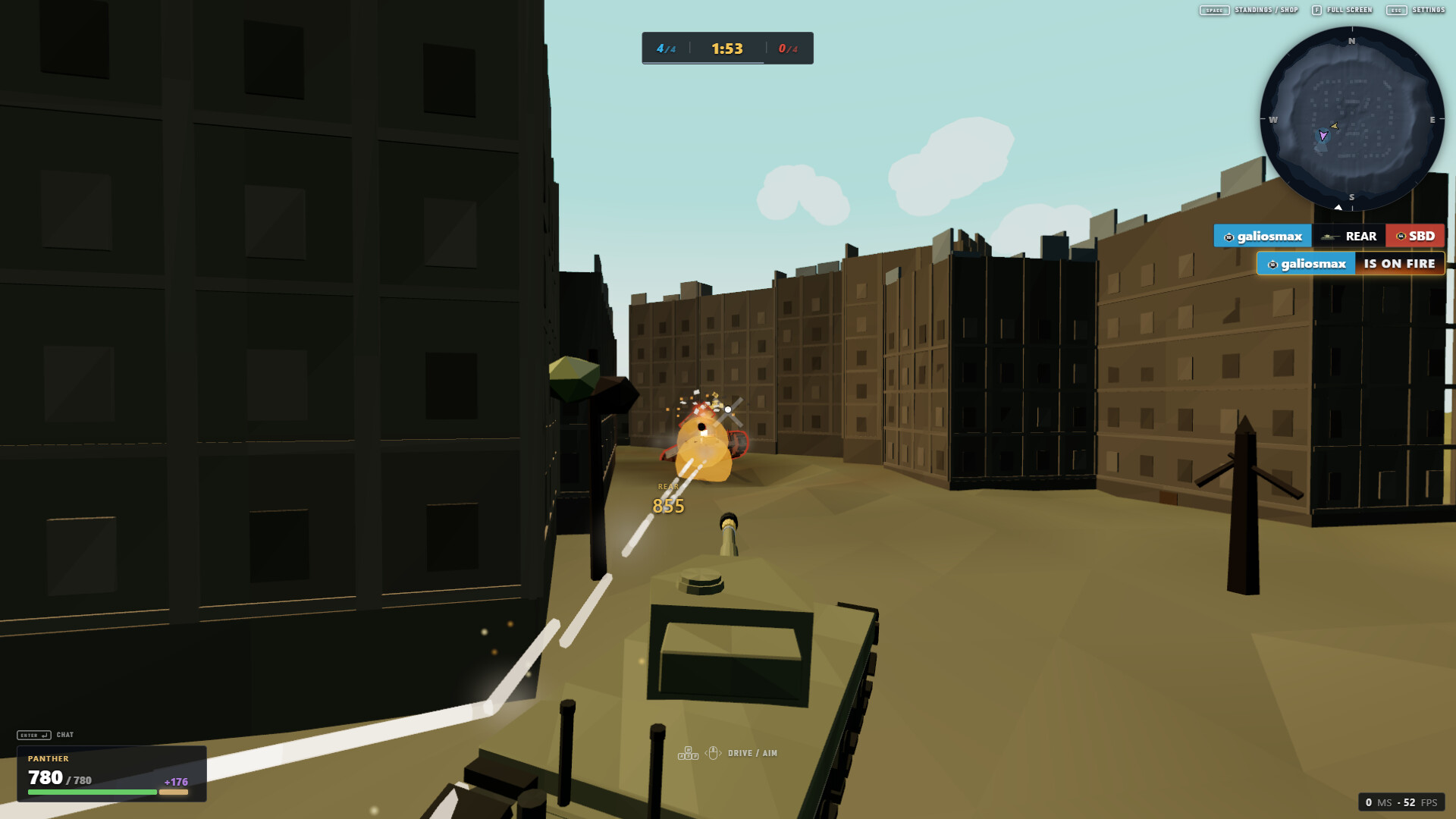 SweatyPanzer — gameplay screenshot 1