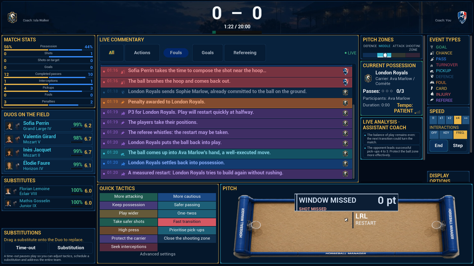 Horseball Manager screenshot 4