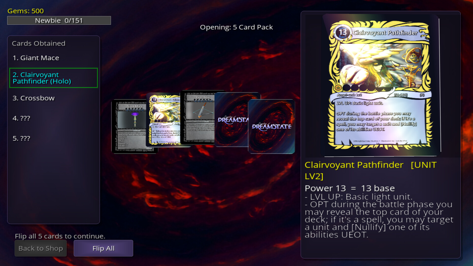 Guardians of Dreamstate TCG screenshot 3