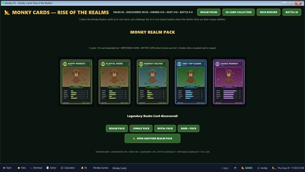 Monky OS screenshot 2