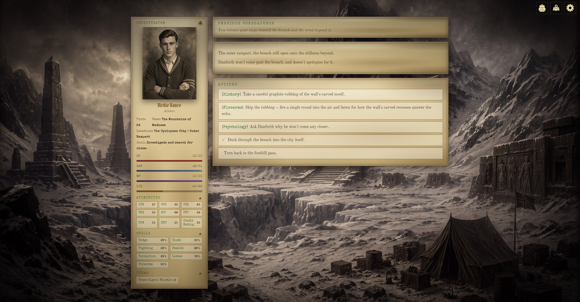 Dark Dice: Cthulhu Investigation Log – Screenshot 8